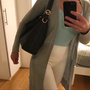 Gucci Miss GG Large Hobo bag black pebbled leather